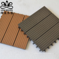 Hot sale Co-extrusion extruded Composite 300*300MM  wpc diy tile interlocking wpc decking tile  for outdoor